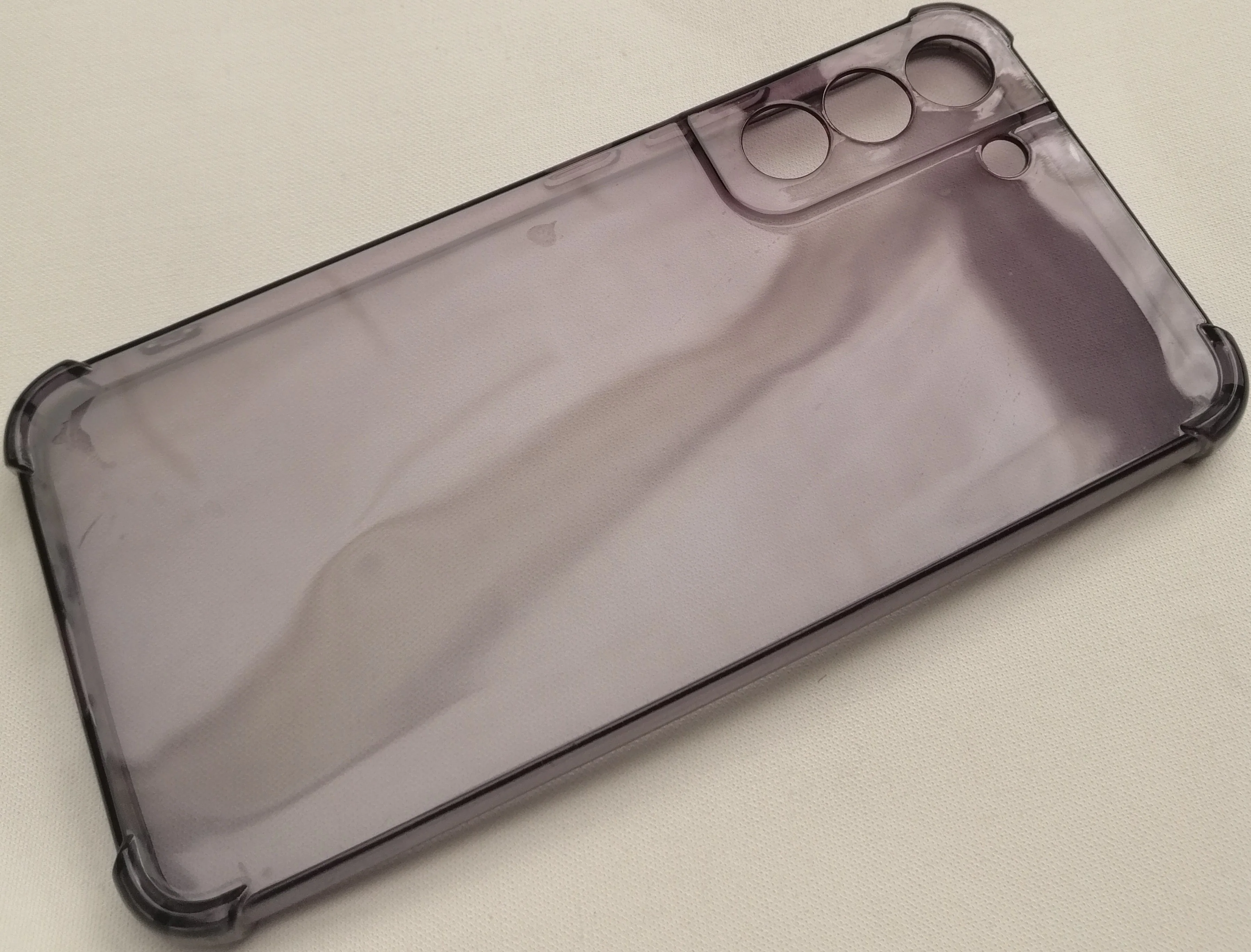 Case For Samsung S22 Plus Transparent with Bumper & Camera Protection - Image 2