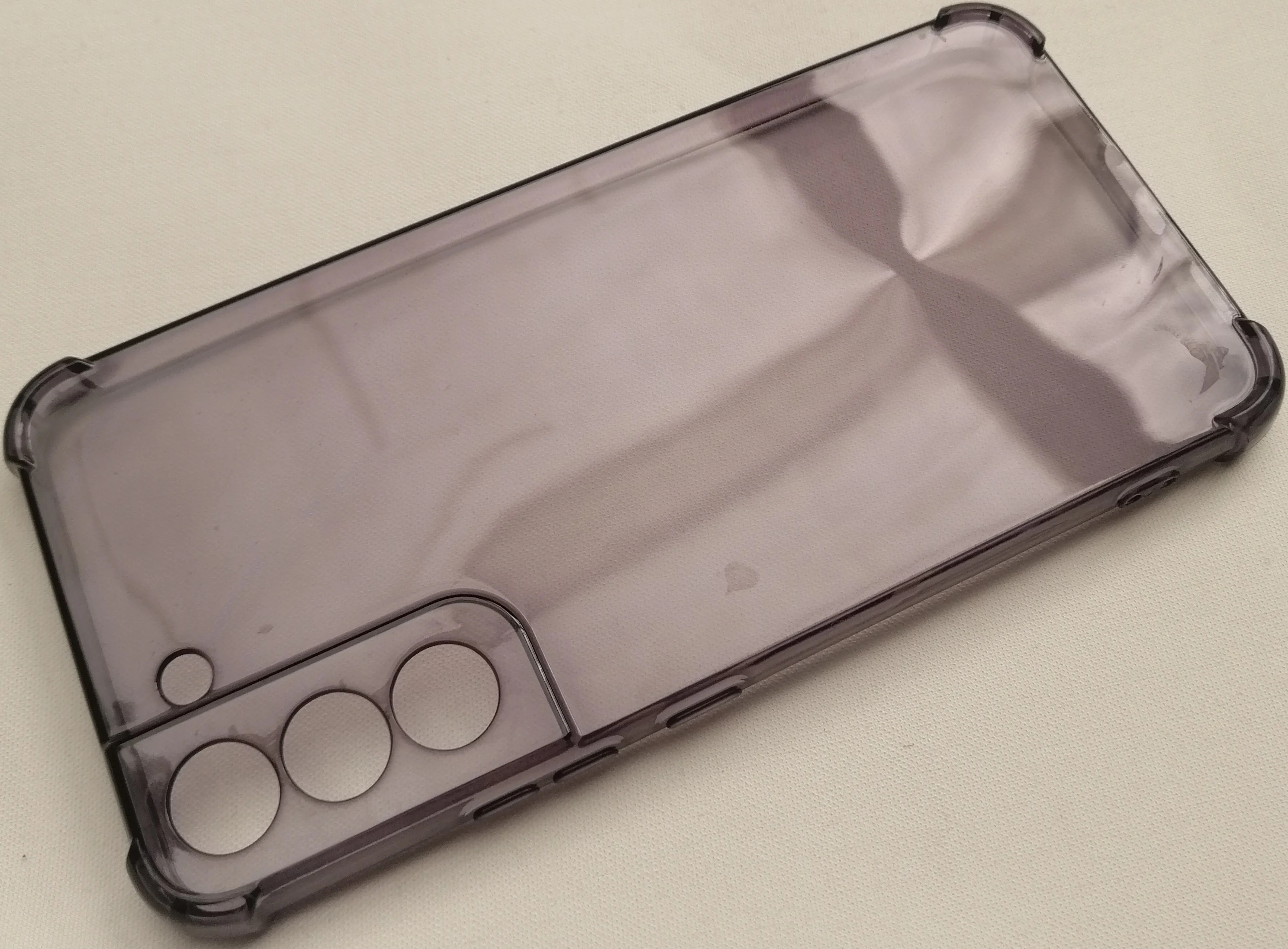 Case For Samsung S22 Plus Transparent with Bumper & Camera Protection - Image 3