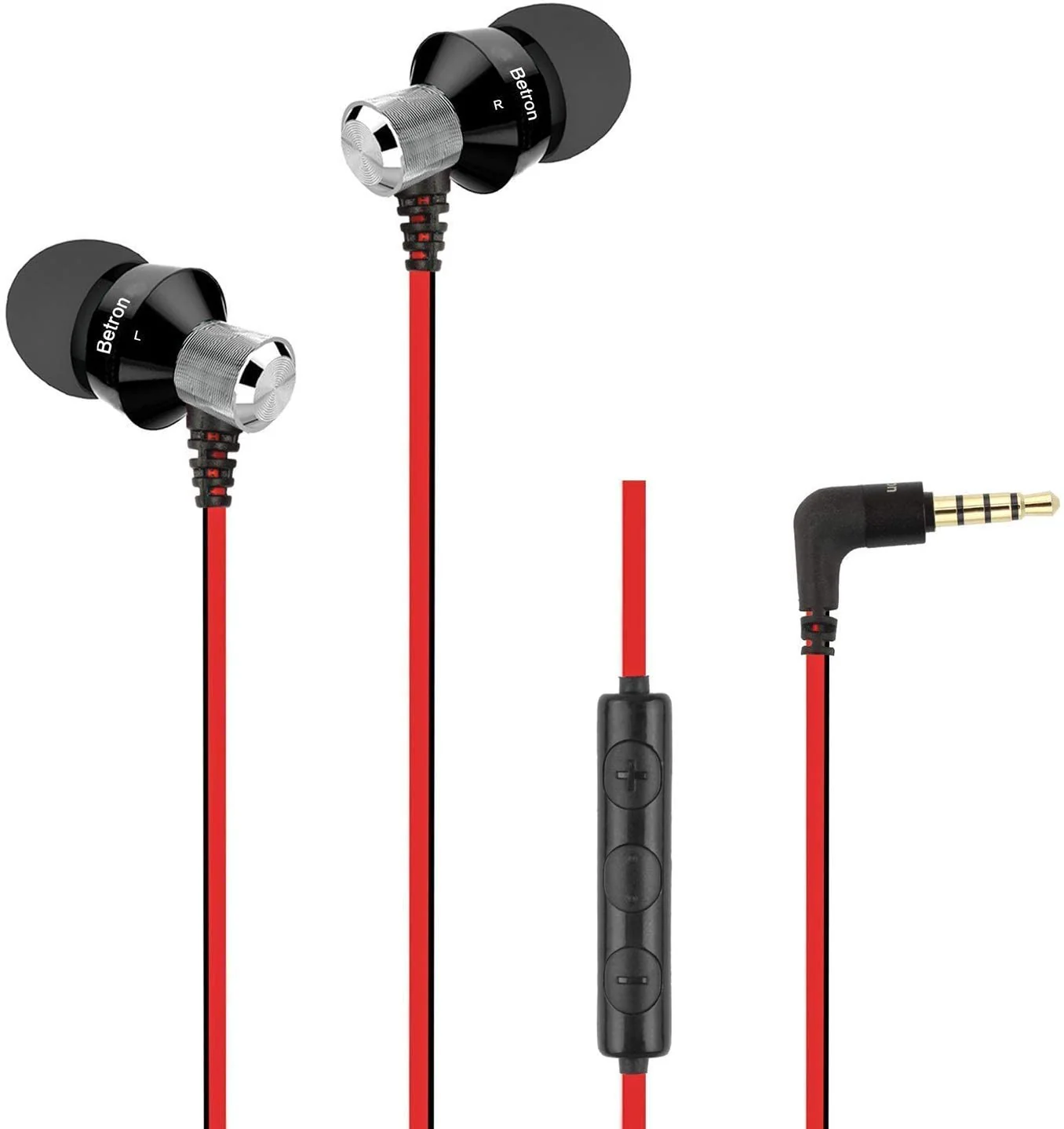 Betron DC950HI Earphone Micrphone Remote Control Powerful Bass Noise Isolating Replaceable Earbuds - Image 8