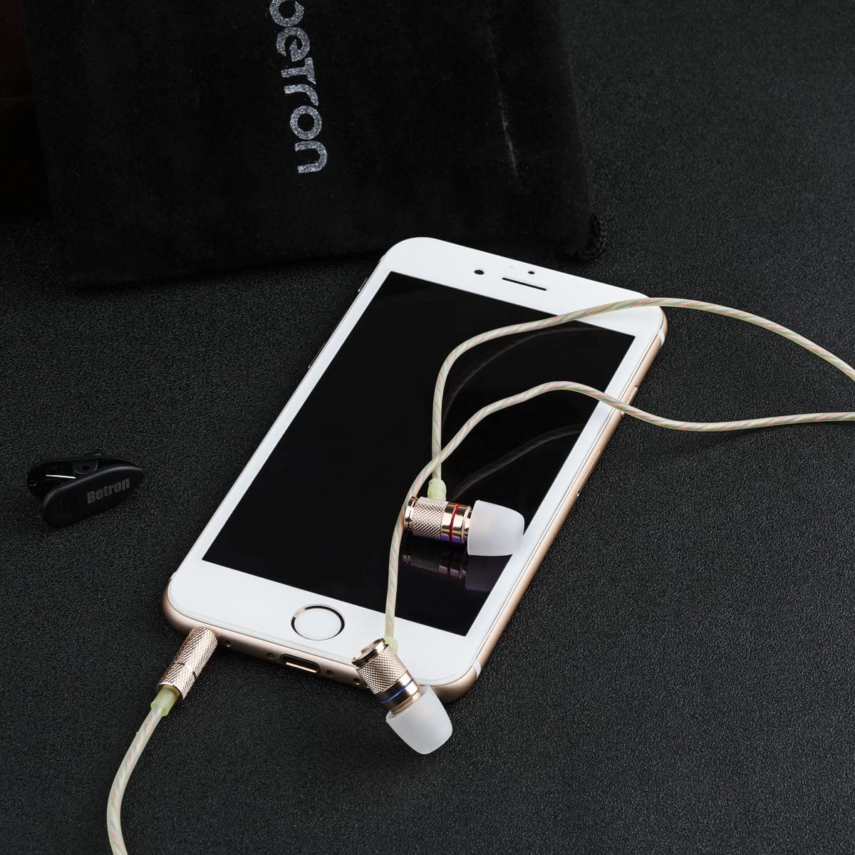 Betron DNZ500 Earphone Premium Bass Driven Sound Noise Isolating Microphone Volume Control iPhone - Image 4