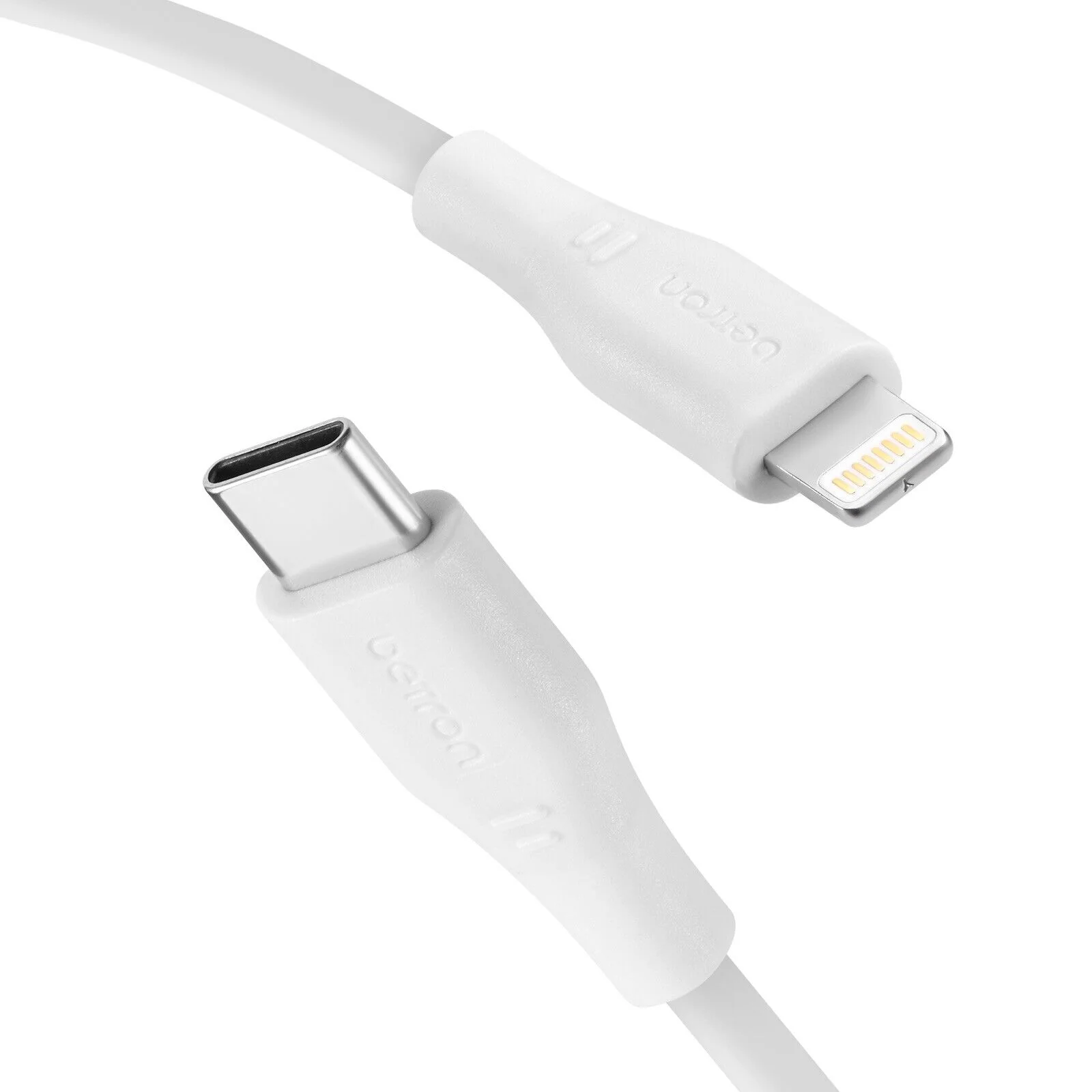 iPhone USB-C to 8 Pin Cable with Data Sync Heavy Duty Lead iPad Wire - 0.5 m, 1 m, 2 m, Black or White - Image 2