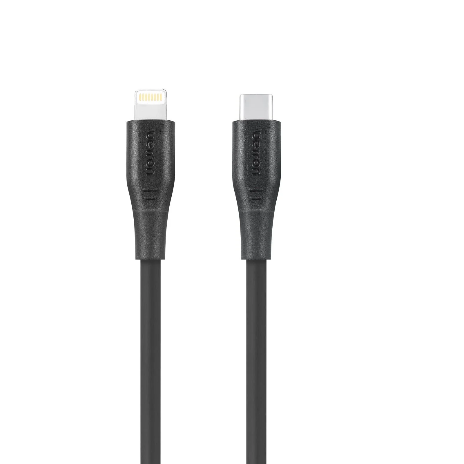 iPhone USB-C to 8 Pin Cable with Data Sync Heavy Duty Lead iPad Wire - 0.5 m, 1 m, 2 m, Black or White - Image 3