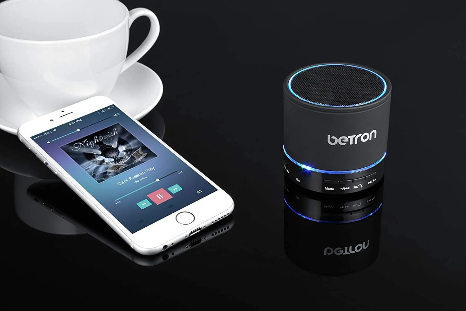 Betron KBS08 Wireless Portable Travel Bluetooth Speaker Radio MicroSD Card - Image 10