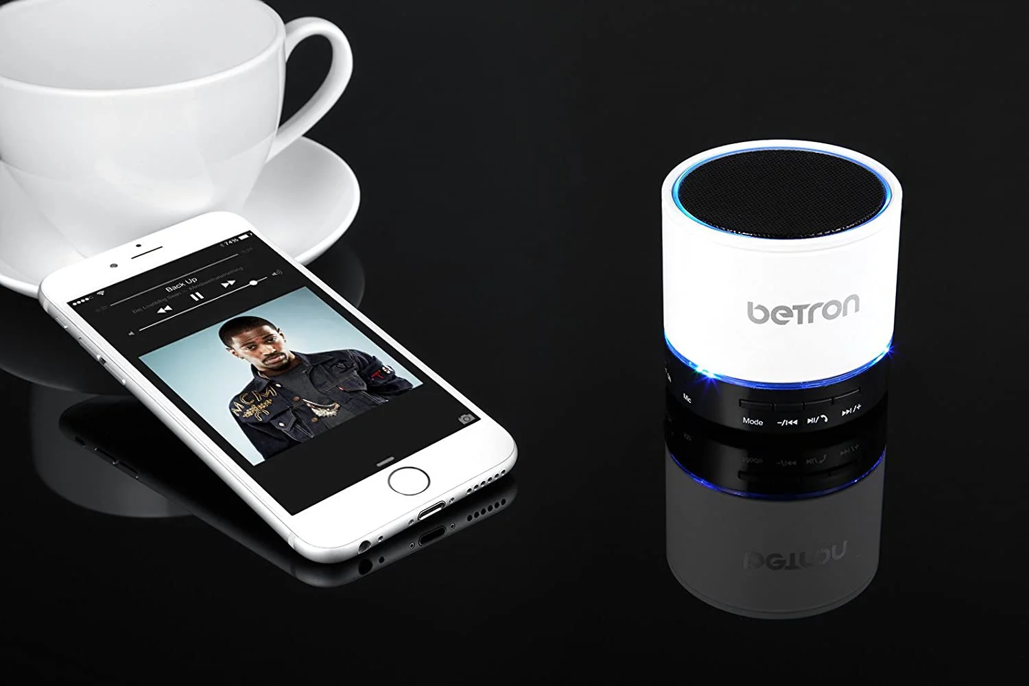 Betron KBS08 Wireless Portable Travel Bluetooth Speaker Radio MicroSD Card - Image 11