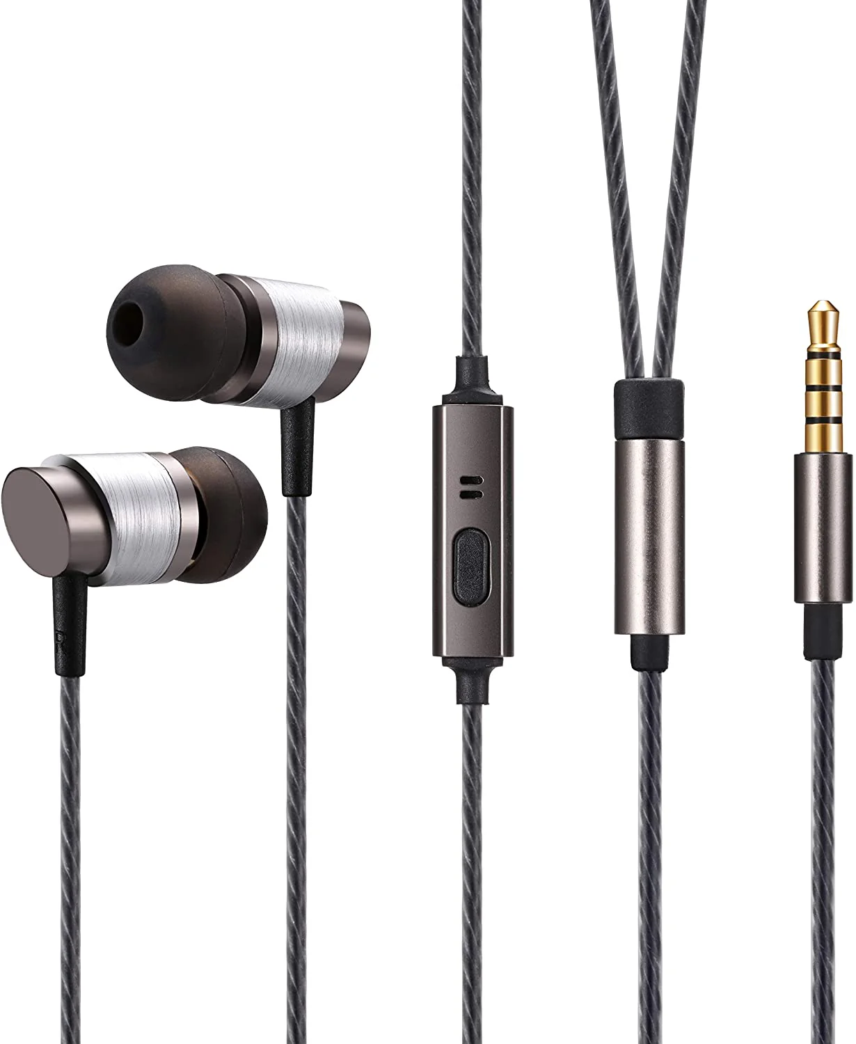 Betron KRTE90 Noise Isolating In Ear Headphones With Mic High Powered Bass Versatile Earphone - Image 2