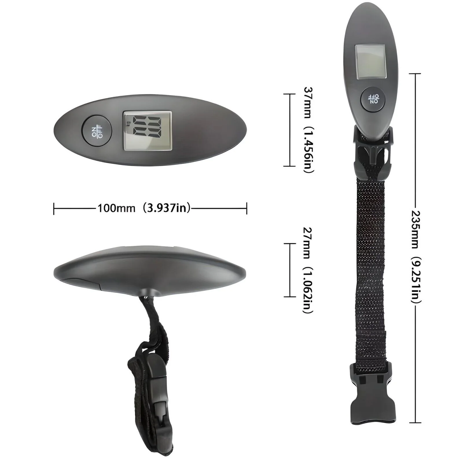 Luggage Scale Portable Digital Weight Scale for Travel Suitcase Weigher with Tare Function 110 Lb/ 50Kg - Image 4
