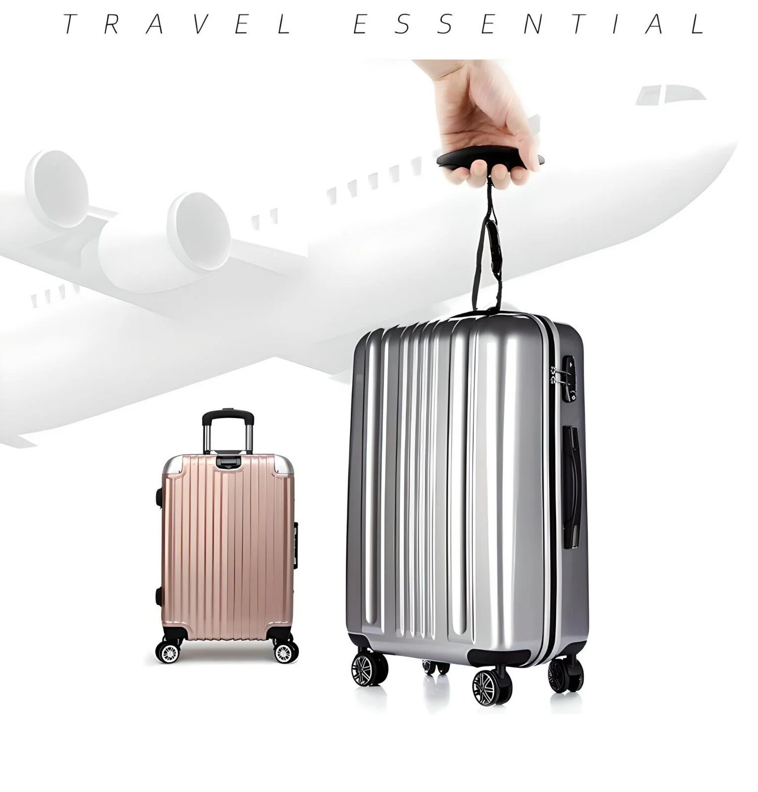 Luggage Scale Portable Digital Weight Scale for Travel Suitcase Weigher with Tare Function 110 Lb/ 50Kg - Image 6