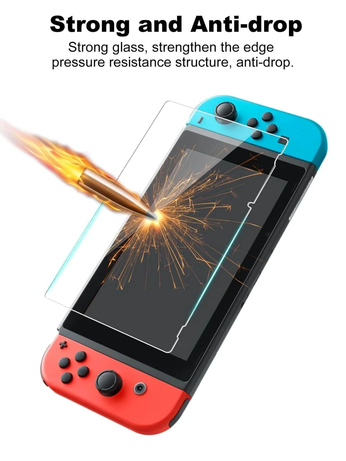 Nintendo Switch Screen Protector Tempered Glass 9H Hardness Anti-Scratch Protect - Image 4