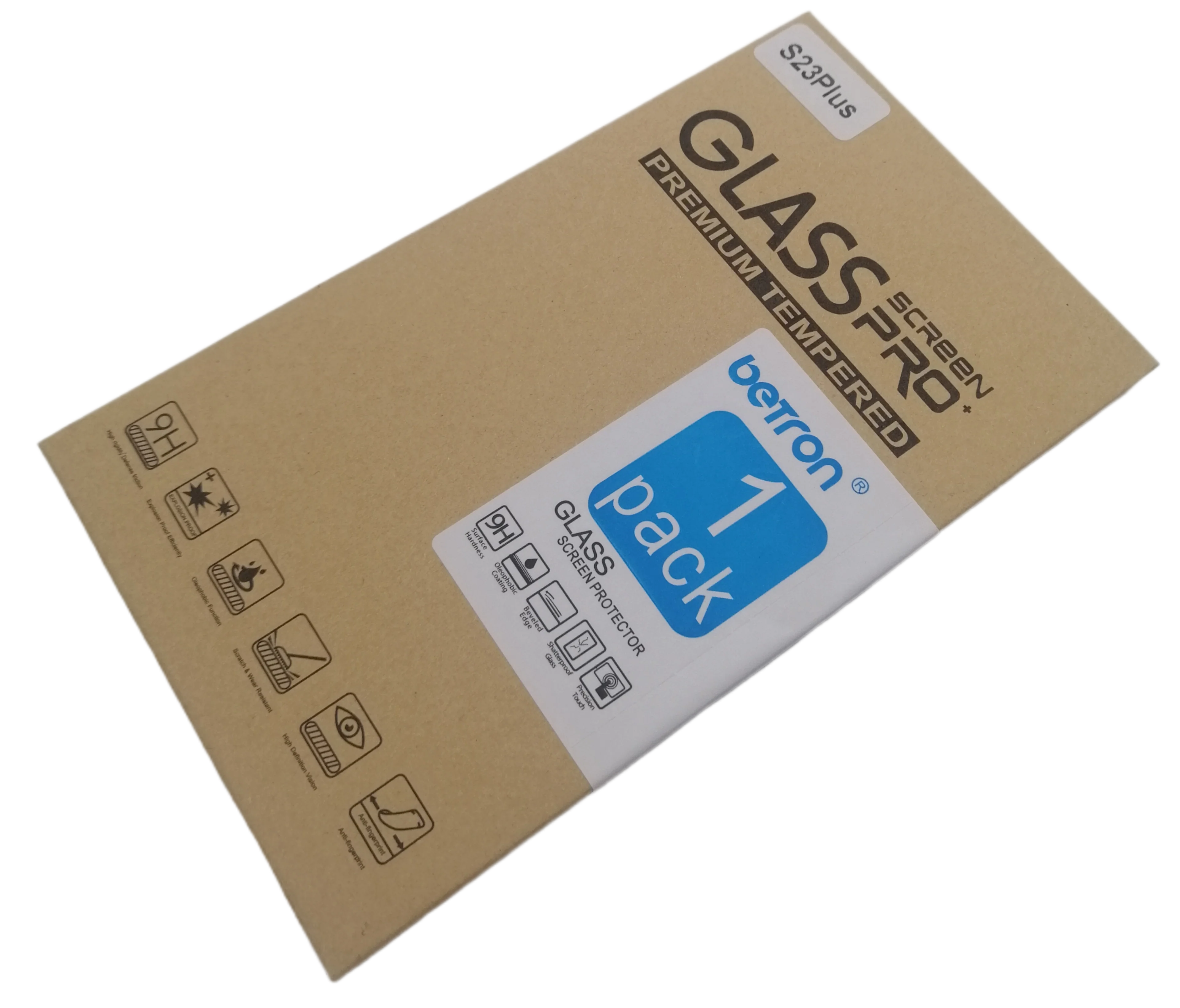Screen Protector for Samsung Galaxy S23+ Plus Tempered Glass, 9 H Surface Hardness - Image 2