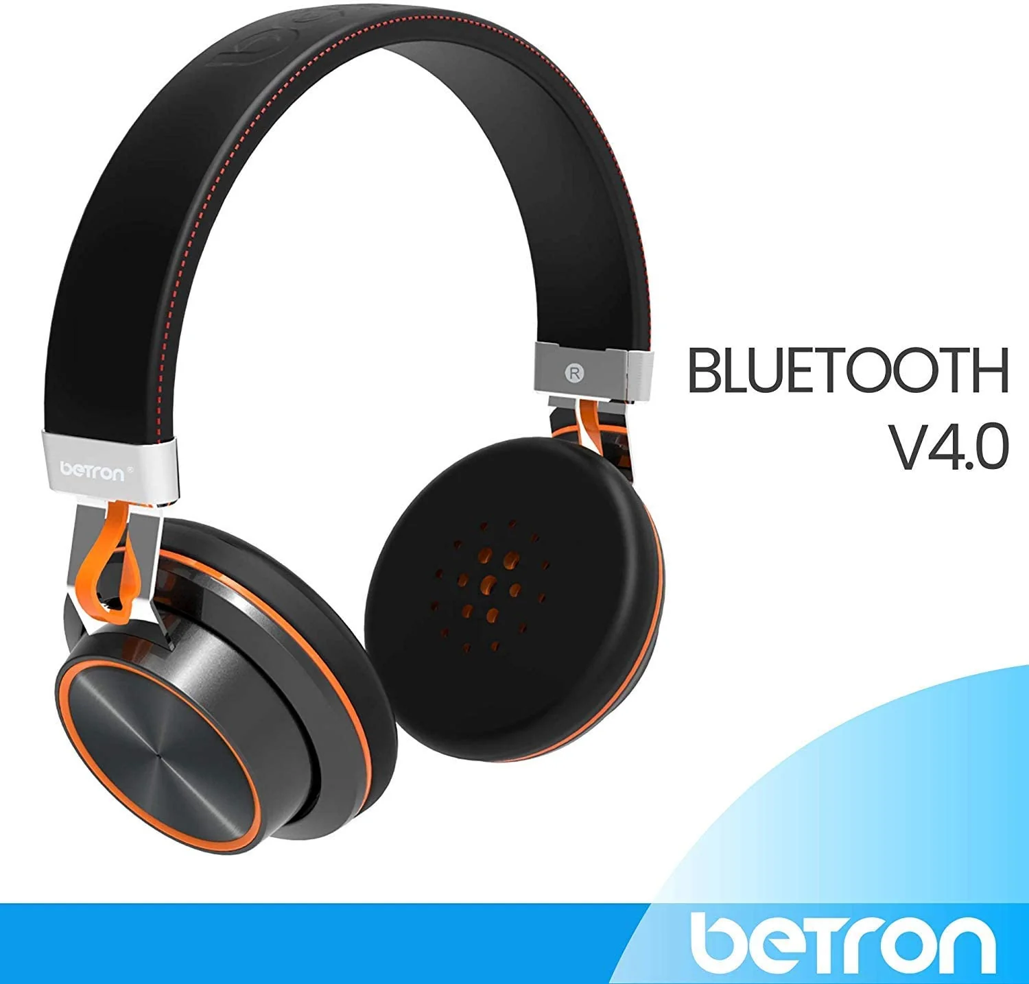 Betron S2 Wireless Headphones, Bluetooth On Ear Headphones With Mic And Remote Controls, Heavy Bass Sound, Adjustable Headband, Hands-Free Call - Image 3