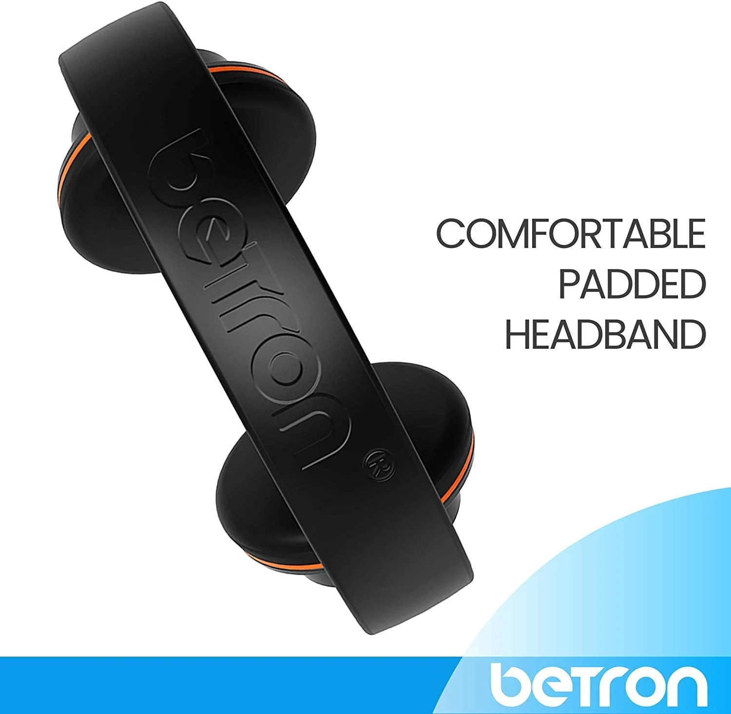 Betron S2 Wireless Headphones, Bluetooth On Ear Headphones With Mic And Remote Controls, Heavy Bass Sound, Adjustable Headband, Hands-Free Call - Image 5