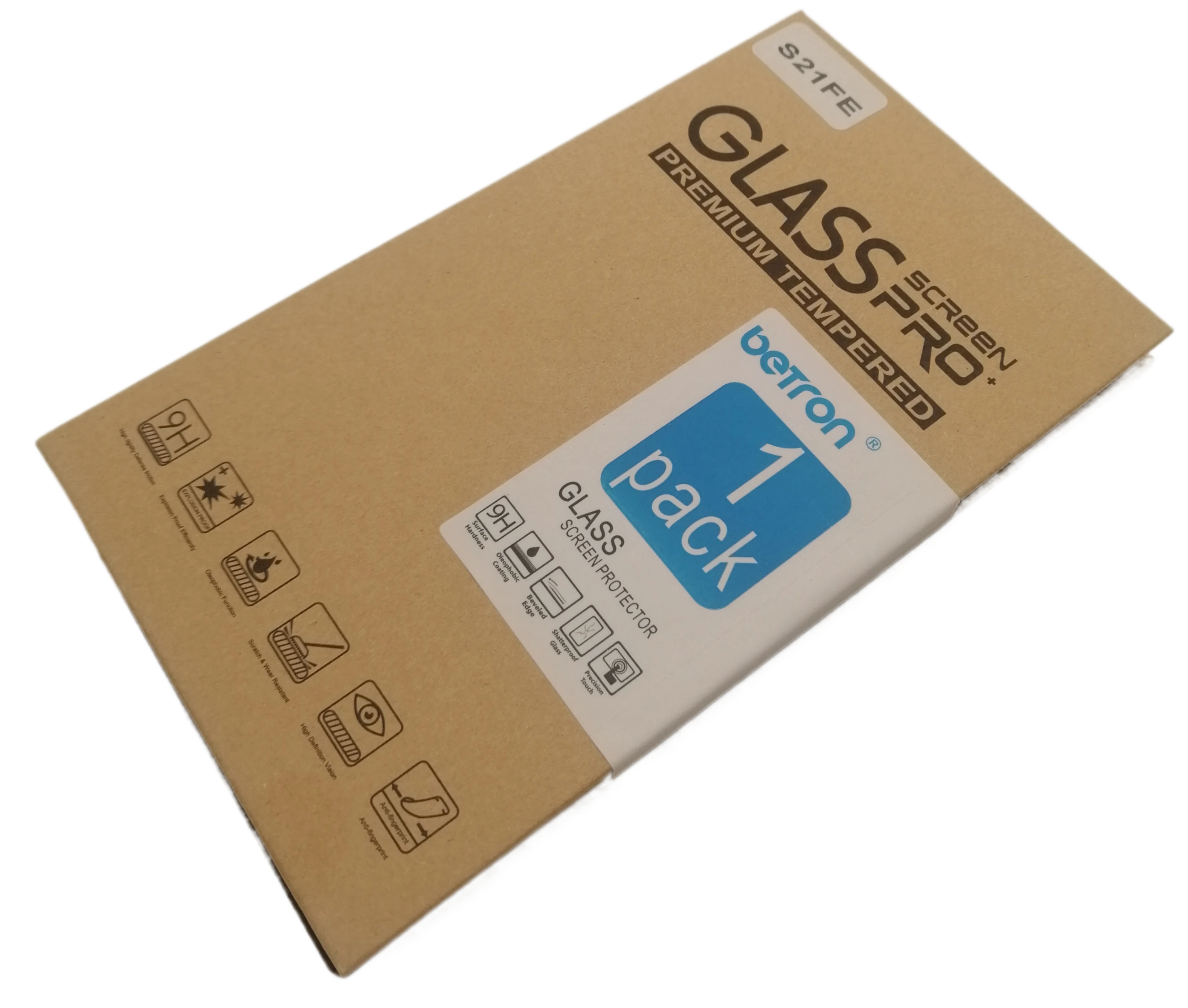 Screen Protector for Samsung Galaxy S21 FE Tempered Glass, 9 H Surface Hardness - Image 2