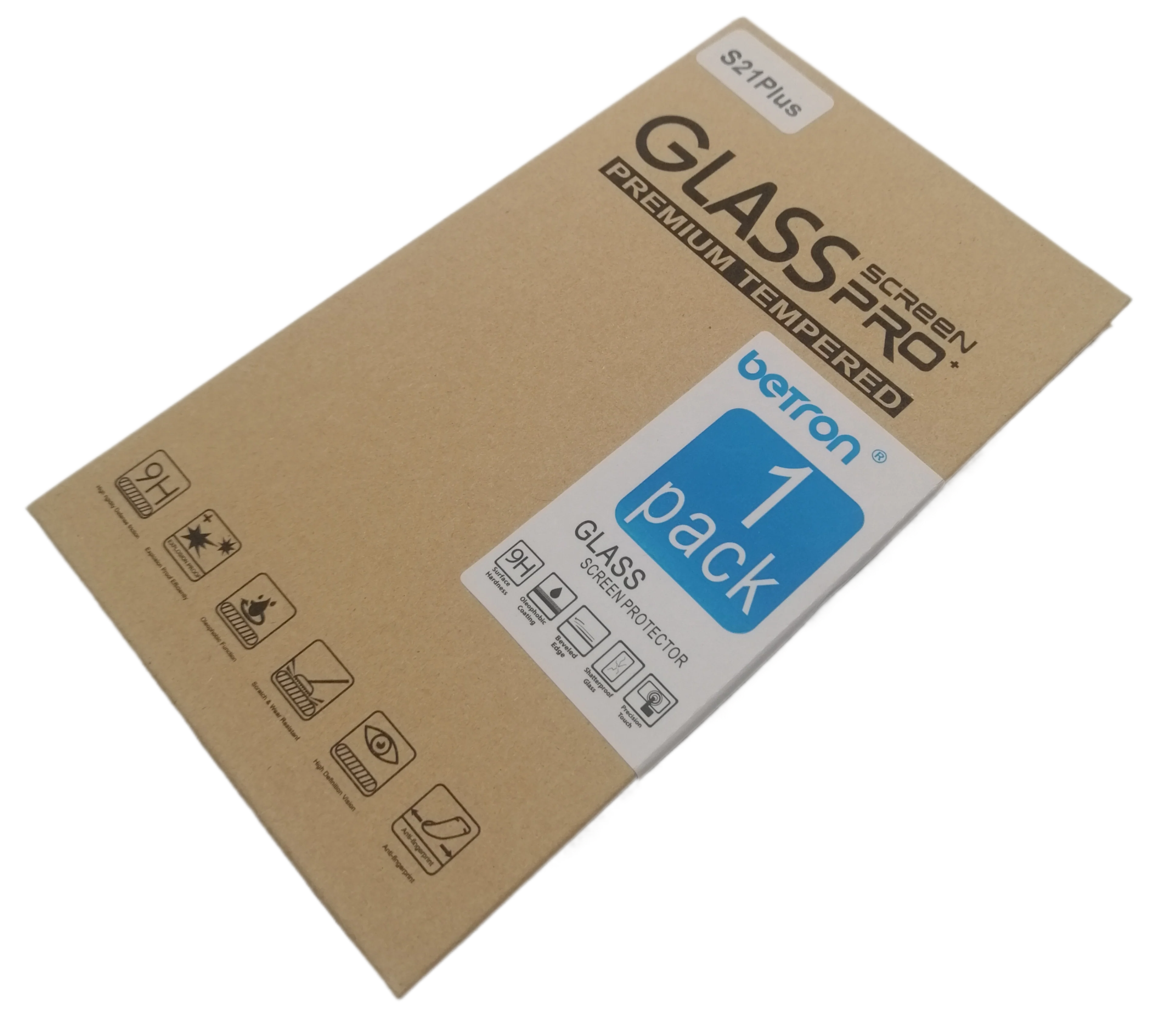 Screen Protector for Samsung Galaxy S21 Plus Tempered Glass, 9 H Surface Hardness - Image 2