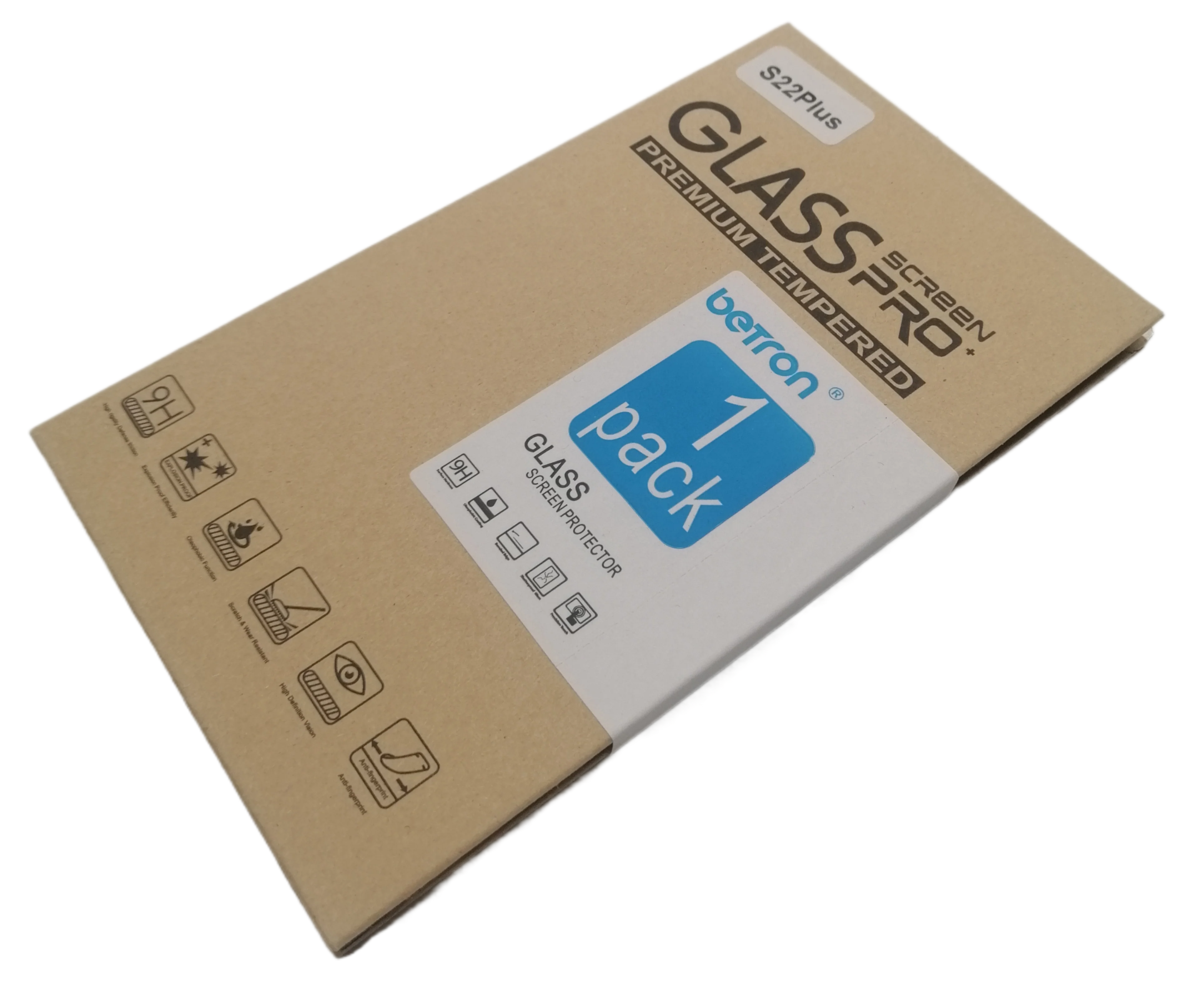 Screen Protector for Samsung Galaxy S22 Plus Tempered Glass, 9 H Surface Hardness - Image 2