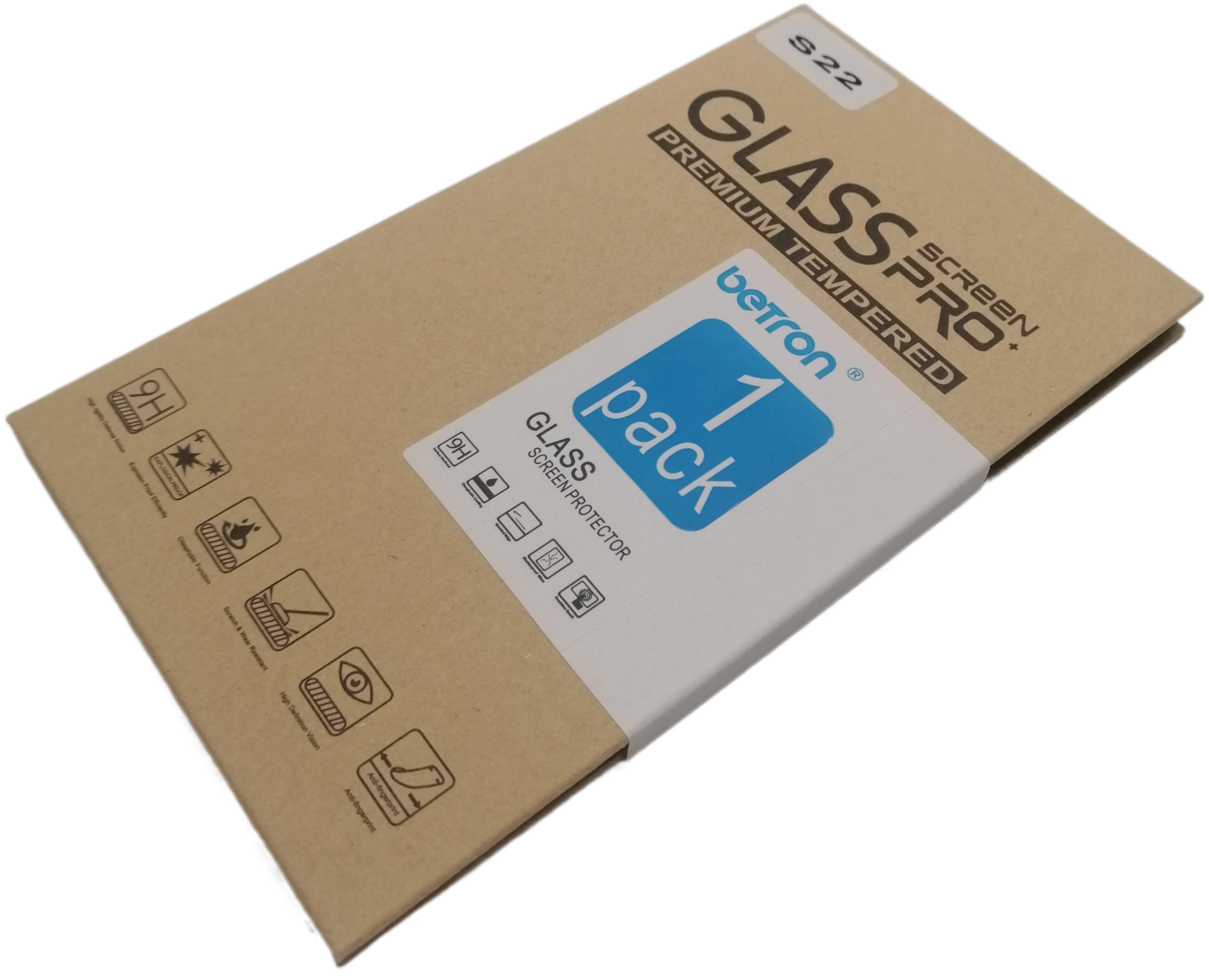 Screen Protector for Samsung Galaxy S22 Tempered Glass, 9 H Surface Hardness - Image 4