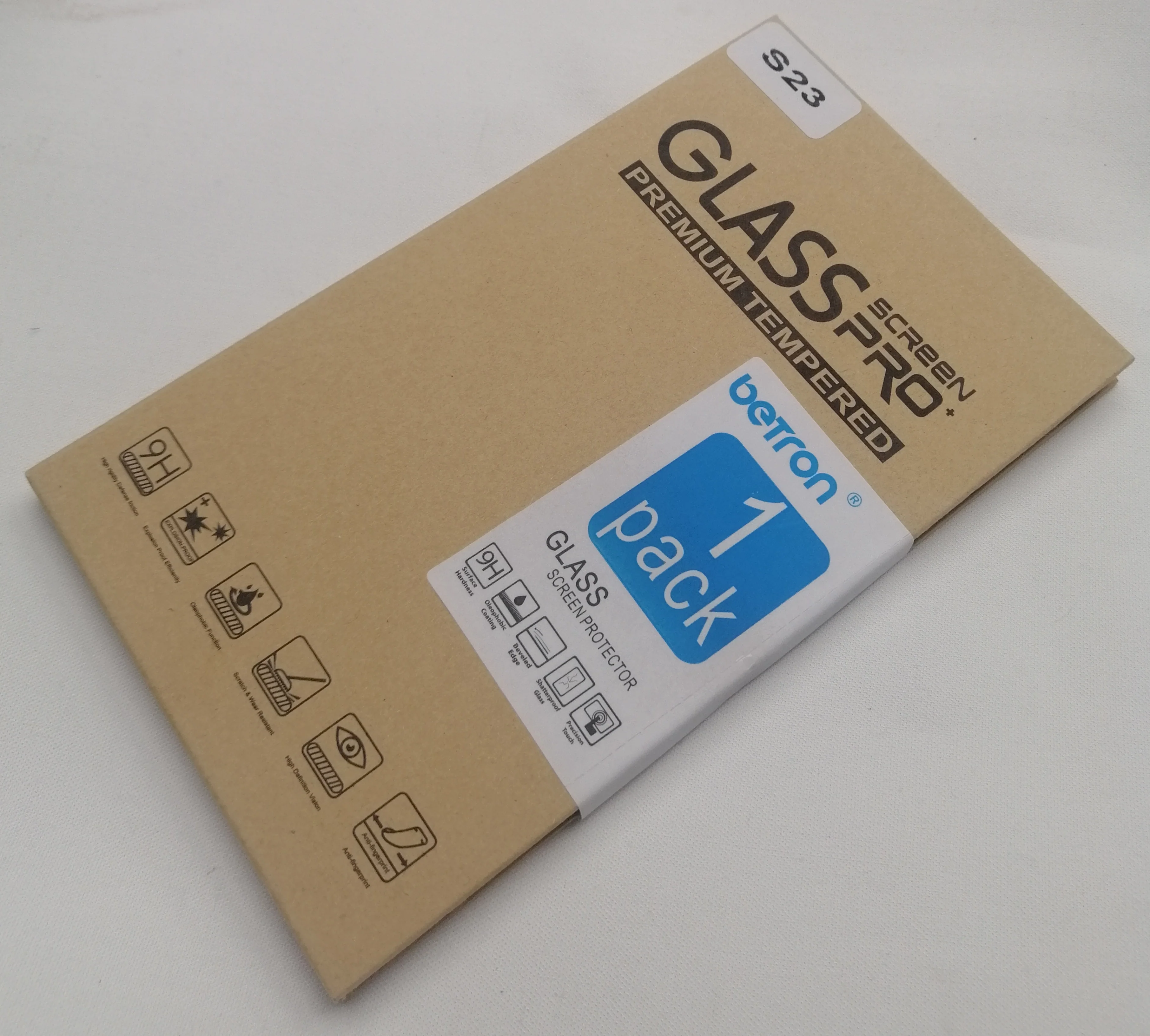 Screen Protector for Samsung Galaxy S23 Tempered Glass, 9 H Surface Hardness - Image 2