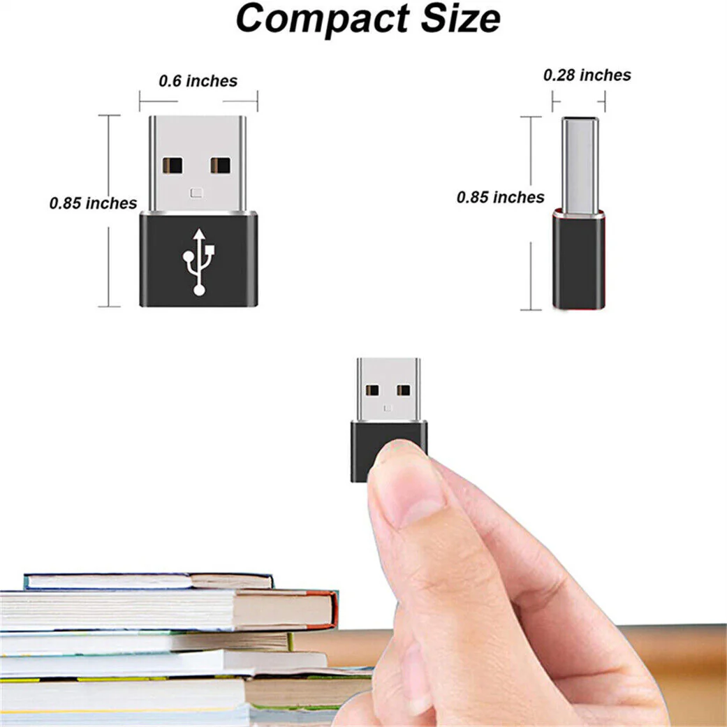 USB 2.0 Type C Female to USB A Male Adapter Converter - Image 6