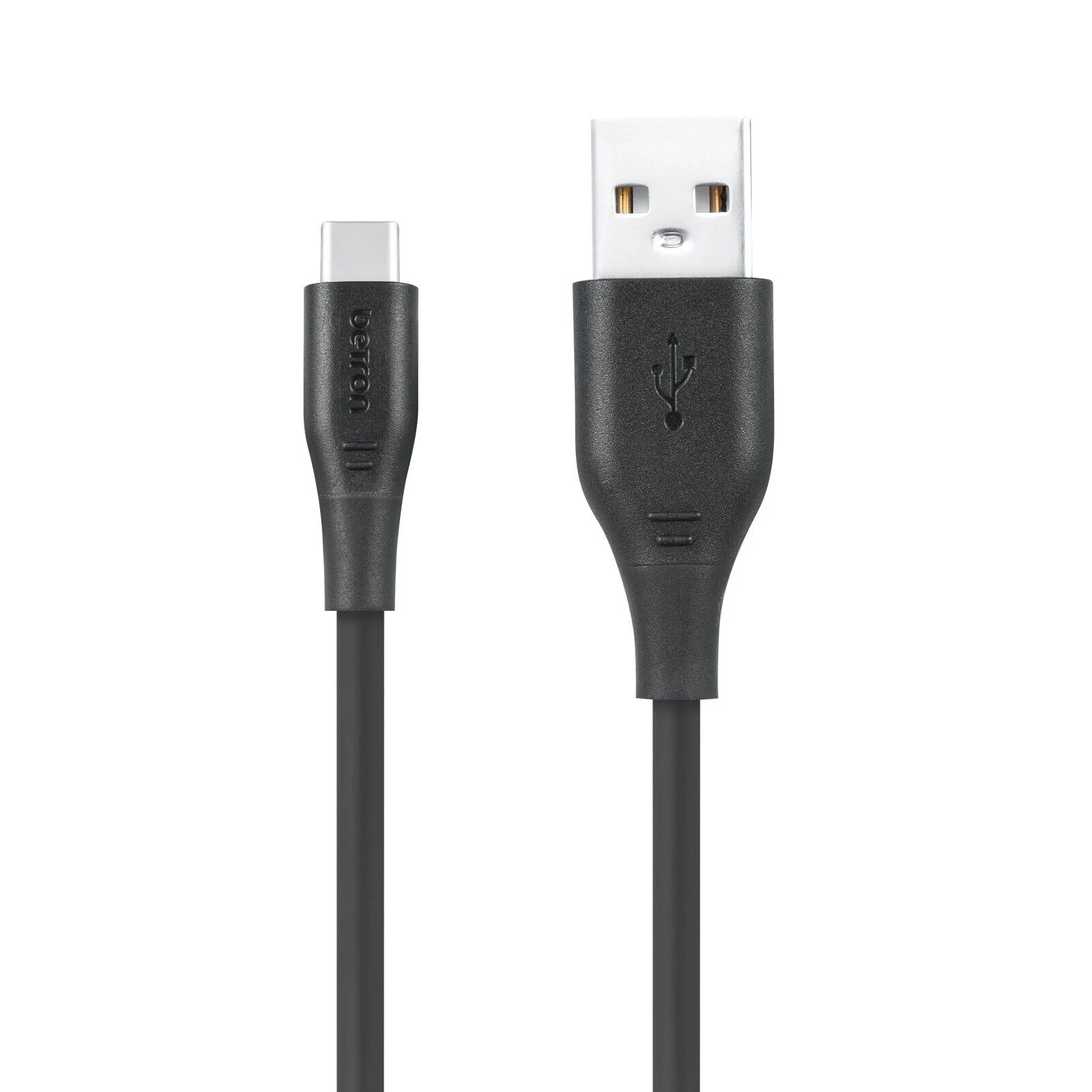 USB Fast Charger Cable Type A to Type-C Data Lead for Android USB-C Heavy Duty - 0.5 m, 1 m, 2 m, Black or White - Image 3