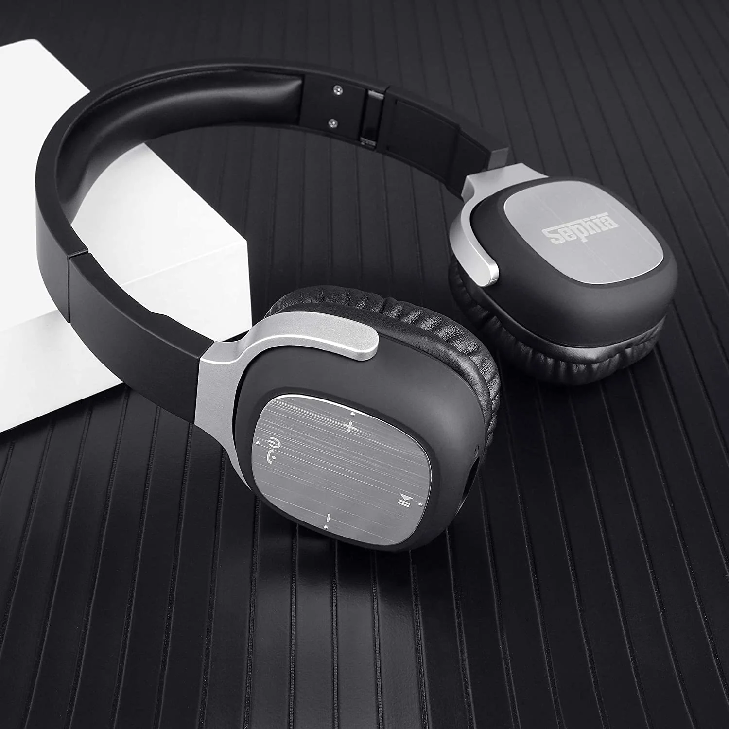 Wireless Bluetooth Headphones Sephia SX16 Foldable Design, Built In Microphone and Volume Control - Image 8