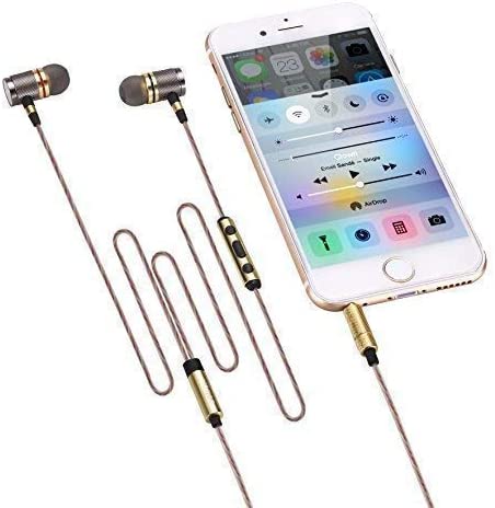 Betron YSM1000 Earphones Microphone Remote Noise Isolating in-Ear Volume Control iPhone iPad Macbook - Image 3